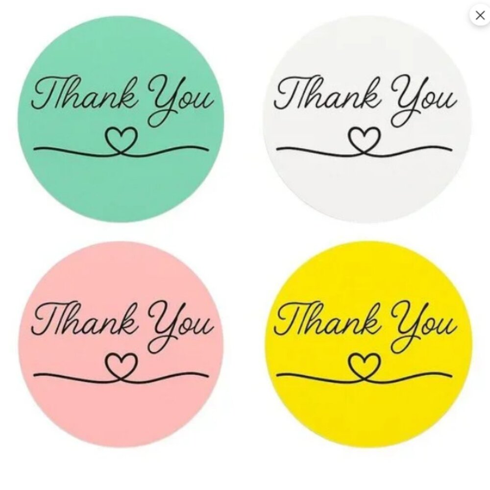 2x2 Circle Sticker -  Additional Sticker Color Options - Picture 5 of 8